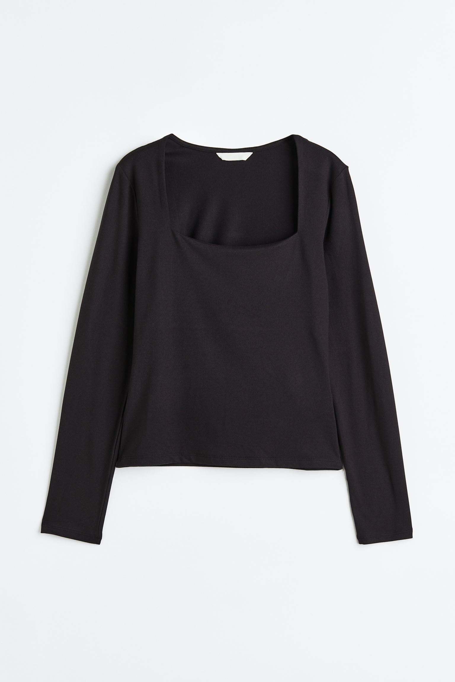 Long-sleeved jersey top 